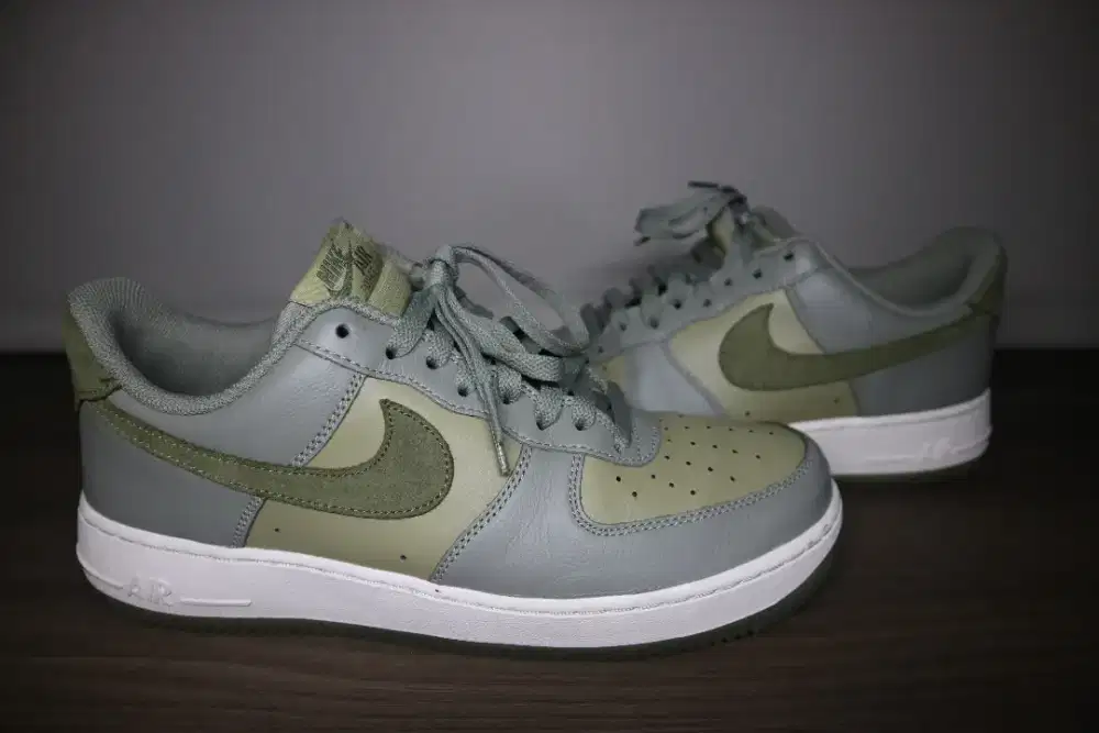 Nike air force 1 low ukuran 44.5 green army