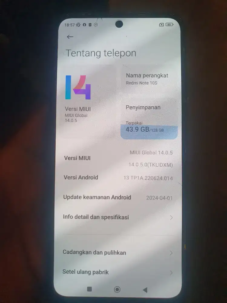 Xiaomi Redmi Note 10 S 8/128 GB