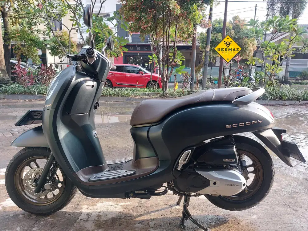 (DP 300)‼️ Plat B DKI JakBar Scoopy Prestige Keyless Hitam 2024