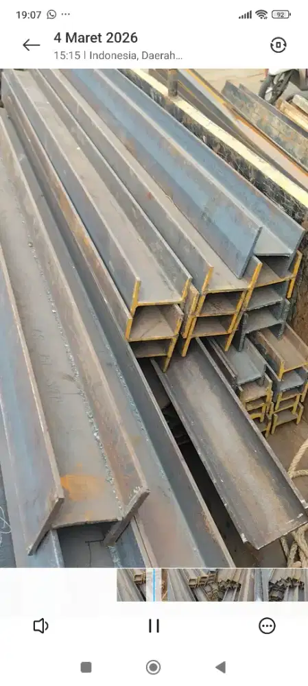 Dijual besi hbeam 100 dan 150