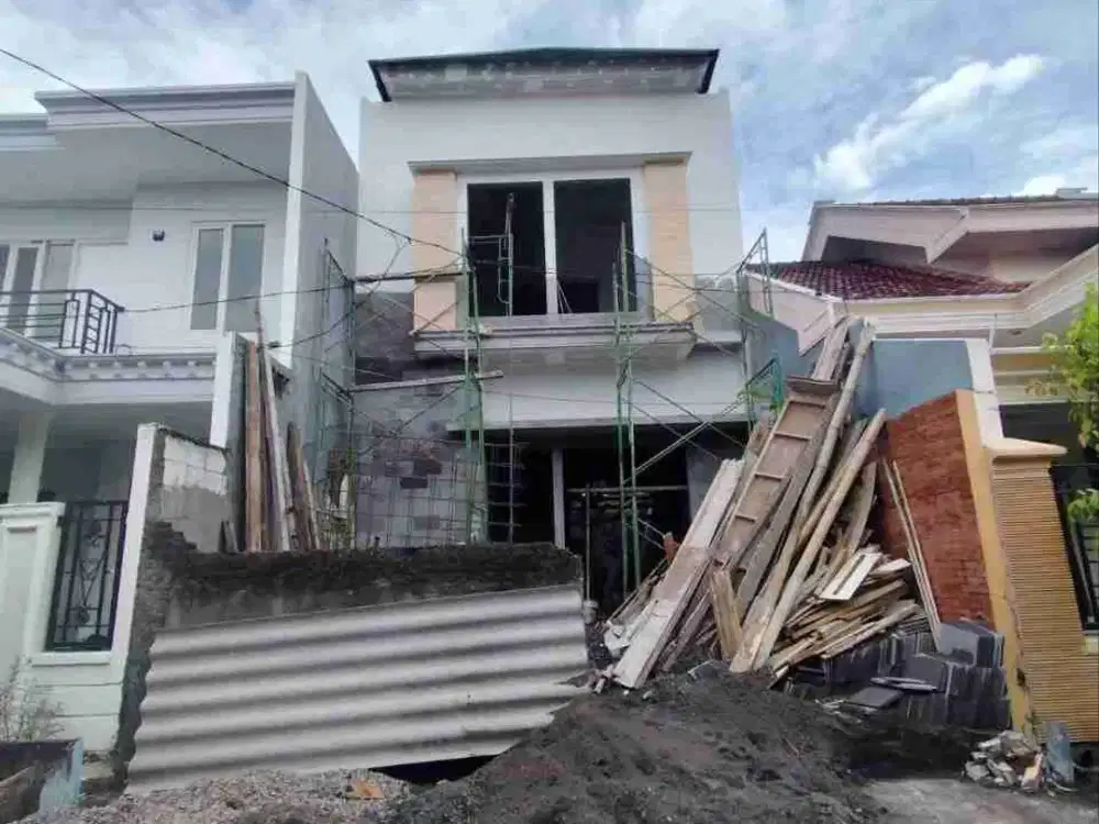 RUNGKUT MENANGGAL HARAPAN 2 Lantai ‼️ On Progress Rumah Baru  Row Jalan 2 Mobil