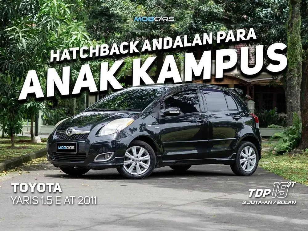 YARIS 1.5 E AT MATIC 2011 FREE DETAILING POLES HINGGA 1 TAHUN