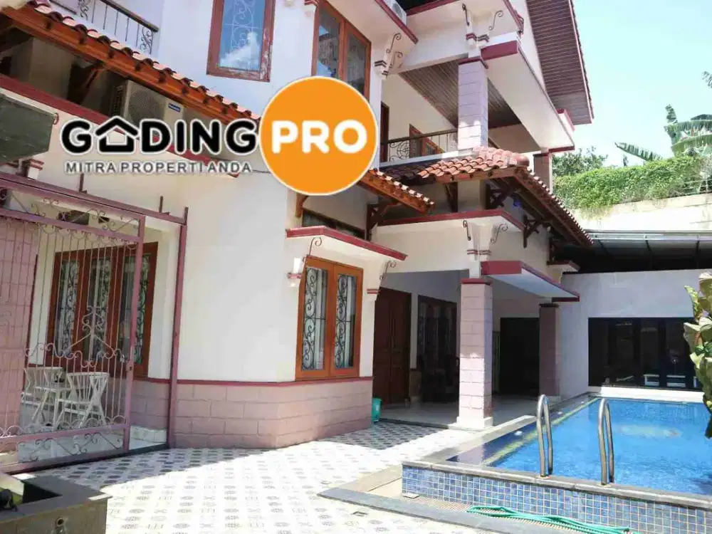 Dijual Rumah Mewah Ada Kolam Renang di Pesona Khayangan Depok