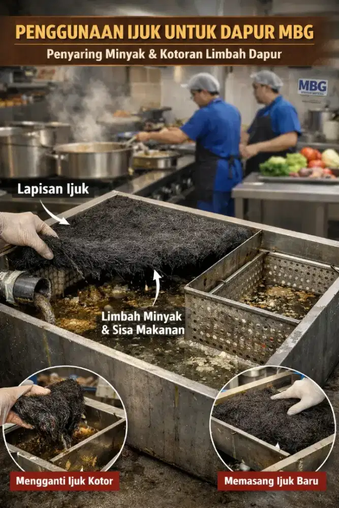 IJUK FILTER DAPUR – SOLUSI ANTI MAMPET & PENYARING MINYAK