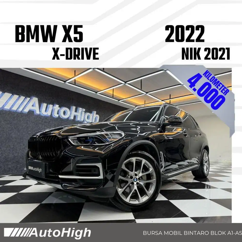 DP10% [Km4.000] X5 X-Drive 7Seater 2021 Black Reg 2022 #AUTOHIGH