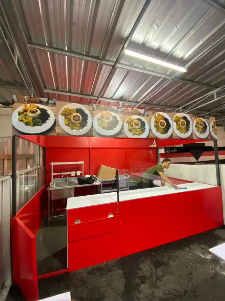 Kontainer Booth Makanan