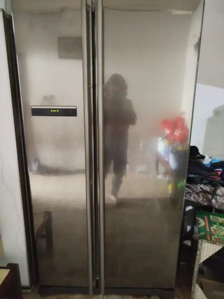 Kulkas side by side normal siap pakai