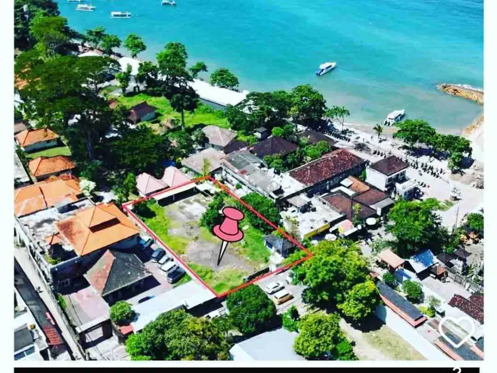 jl utama pantai sanur!! 10 are tanah di jual