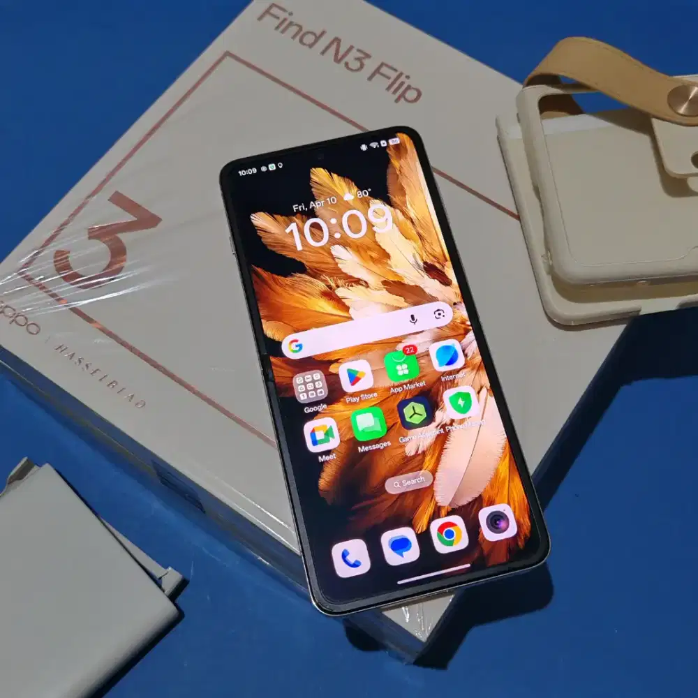 Oppo Find N3 Flip Gold Fullset original mulus normal ex resmi