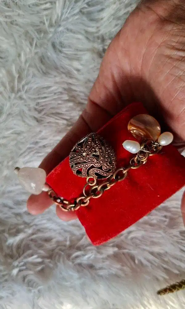 Charm barcelet vintage bronze