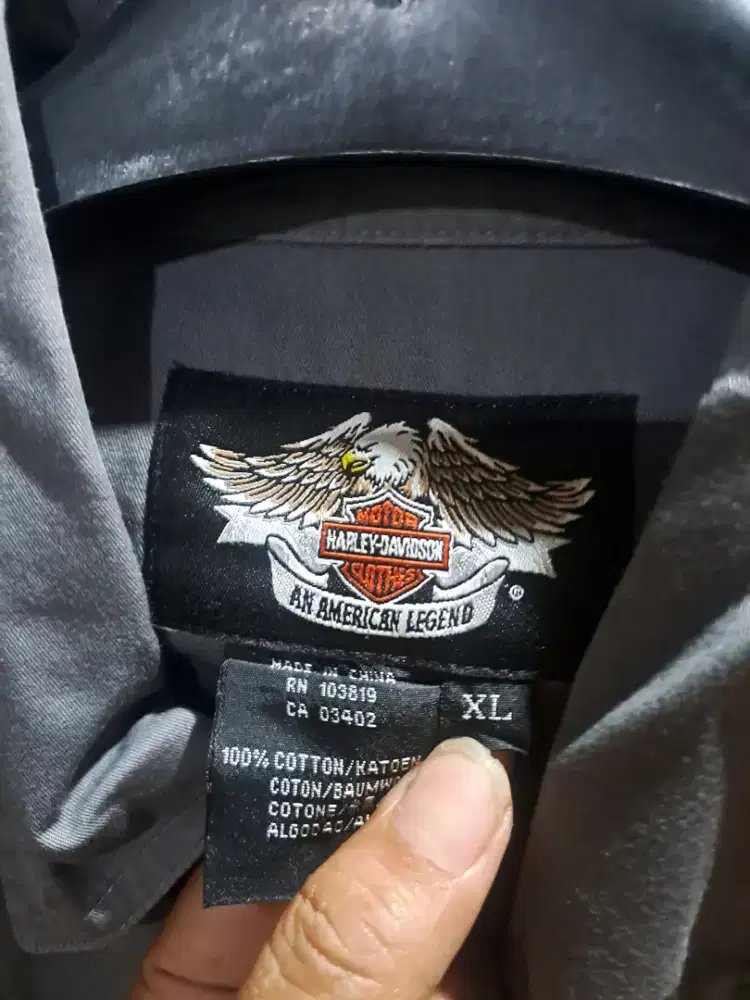 Atasan NOS Harley Davidson Original logo bordir