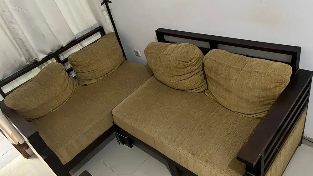 Sofa Bekas Set, 4 seats.