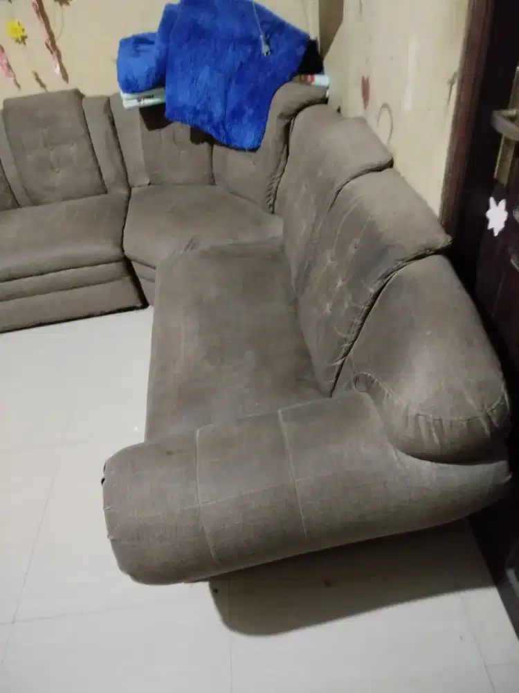 Dijual sofa warna abu abu