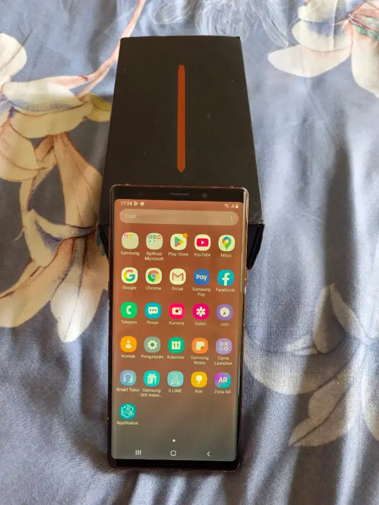 Galaxy Note 9 ram 6/128gb ex grs resmi sein siap pakai harga Pas