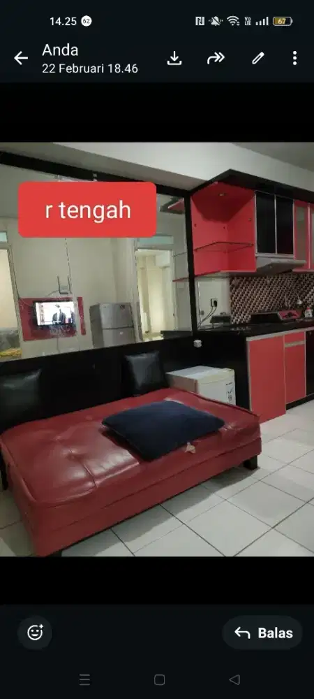 Disewakan Apartemen Kalibata City Tower Ebony