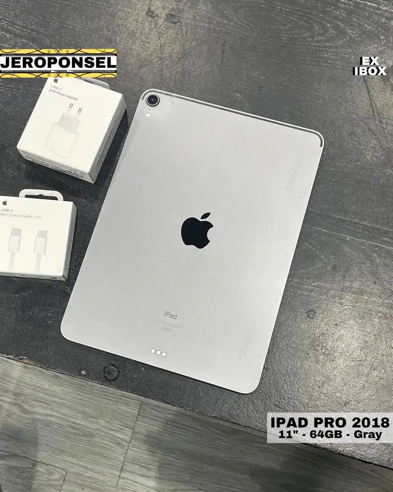 IPAD PRO 2018 64GB EX IBOX GRAY ORIGINAL