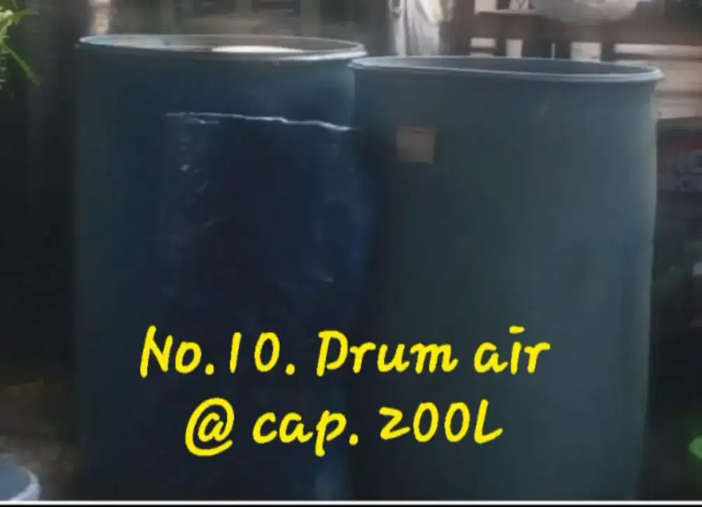 JUAL DRUM AIR BEKAS 100L cap
