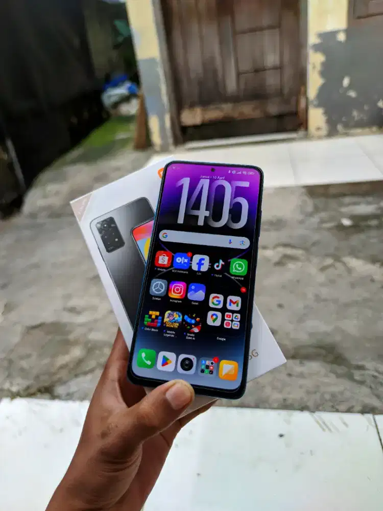 Xiaomi note 11 pro 5G fulset Ram 8+8/128gb siap pakai