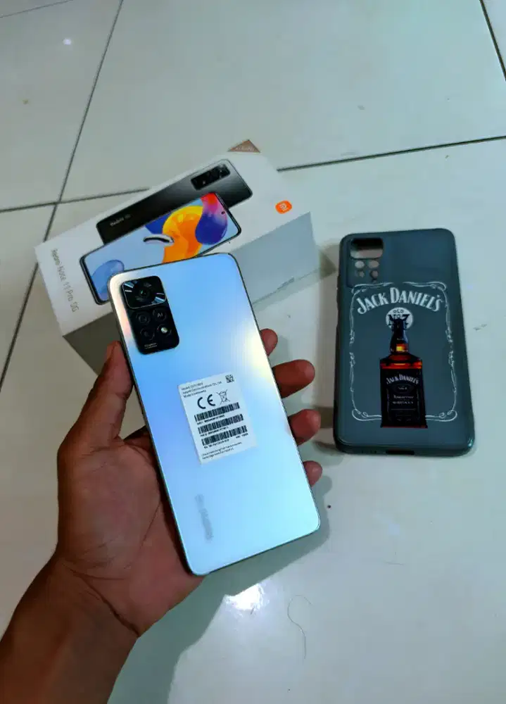Xiaomi note 11 pro 5G fulset Ram 8+8/128gb siap pakai