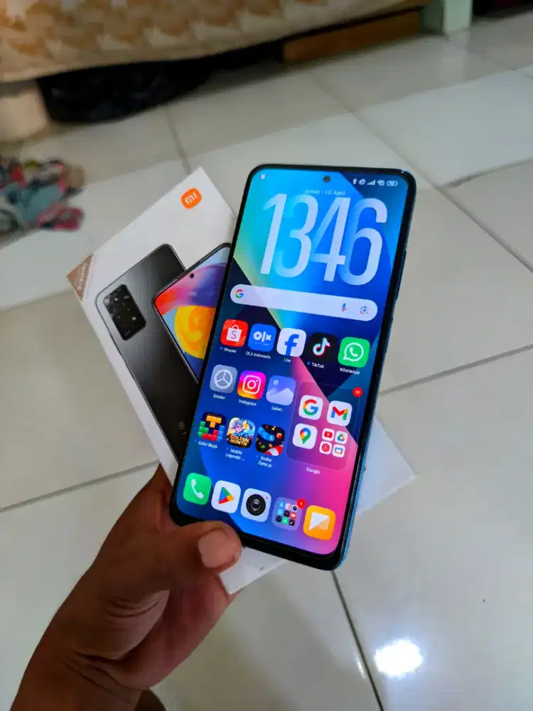 Xiaomi note 11 pro 5G fulset Ram 8+8/128gb siap pakai