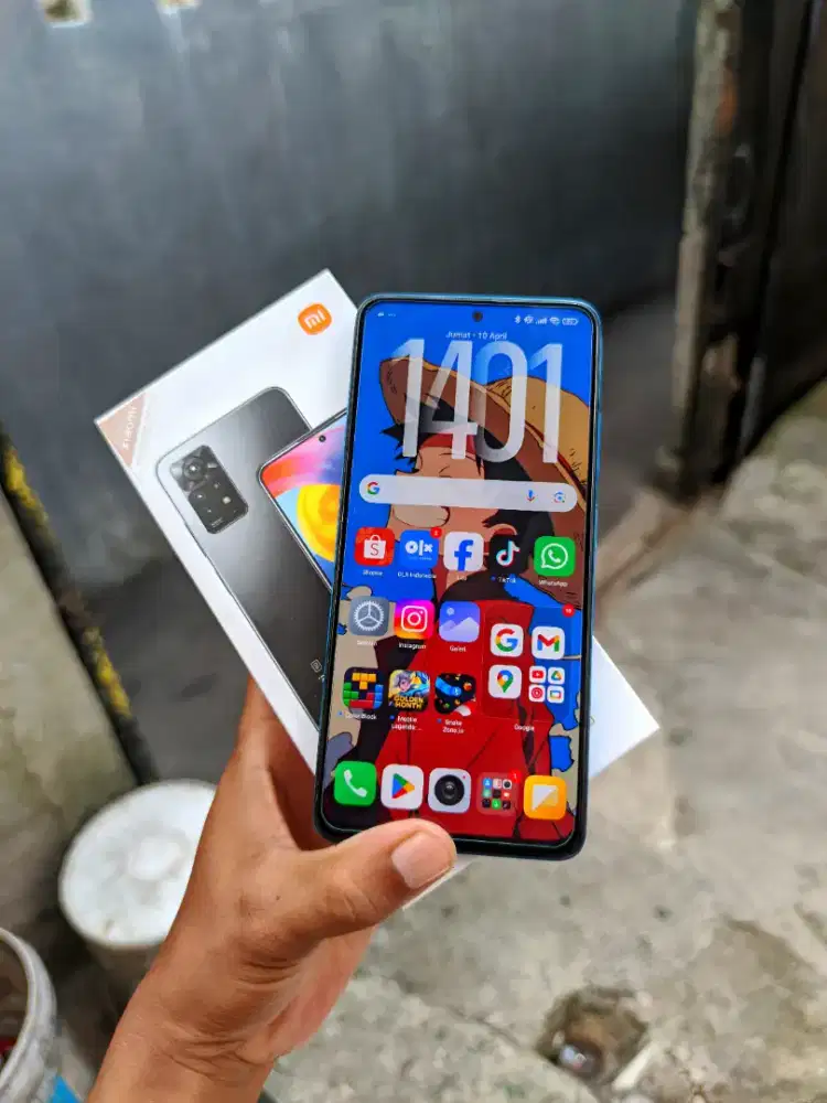 Xiaomi note 11 pro 5G fulset Ram 8+8/128gb siap pakai