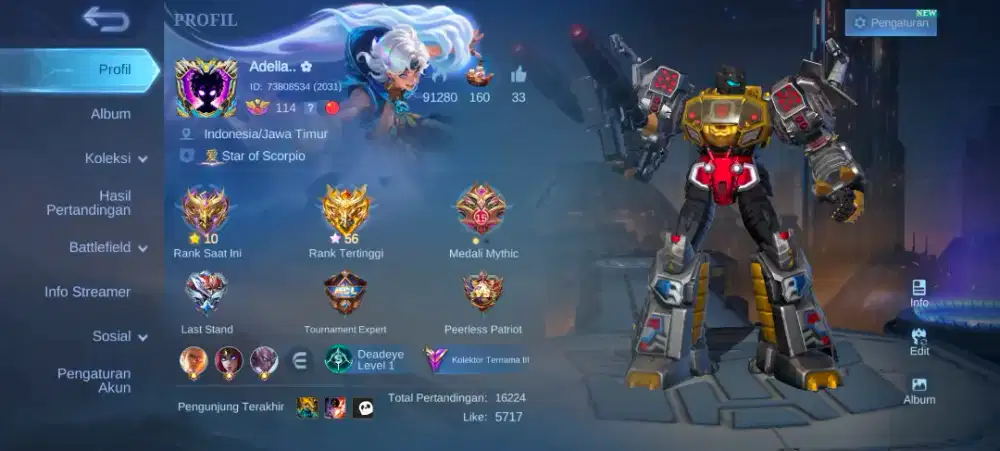 Akun ML Transformers Roger