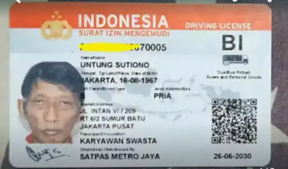 Cari kerjaan sopir/serabutan SimB1