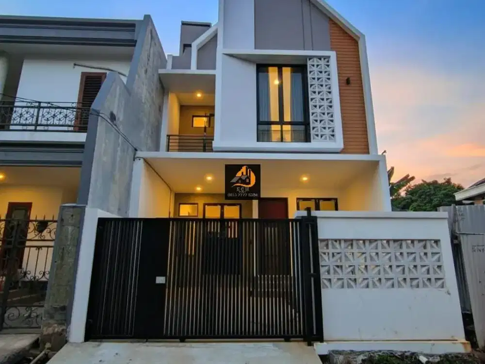 TH114.Rumah Baru Dalam Komplek Tenang Di Pondok Bambu Jakarta Timur