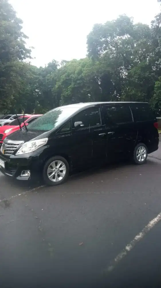 Alphard nik 2014 matic hitam