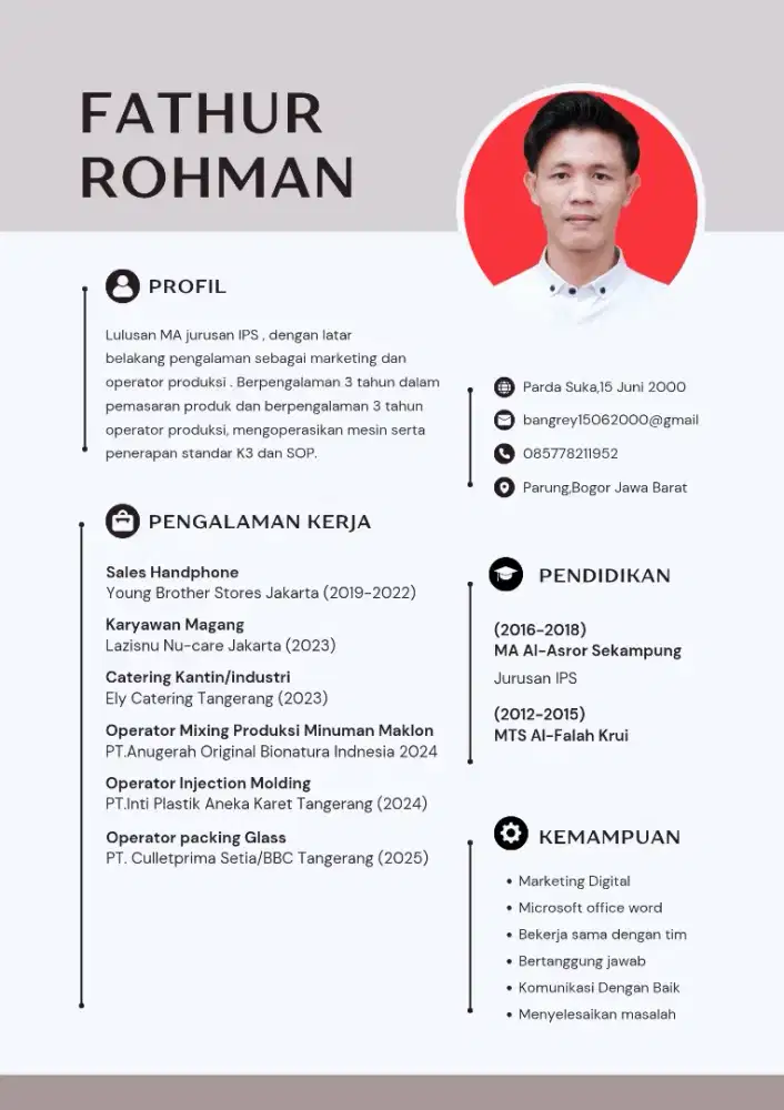 Cari lowongan pekerjaan