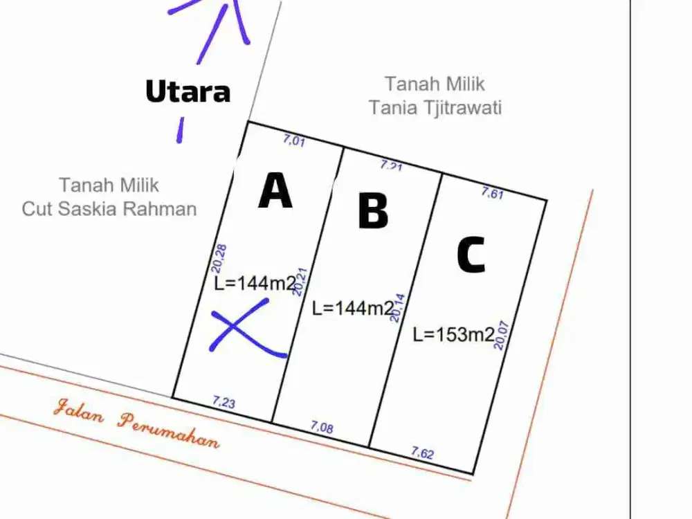 Dijual Tanah Kavling Murah Di Andara Jakarta selatan