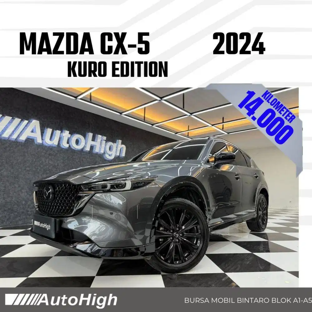 DP10% [Km14.000] CX5 AWD Kuro 2024 Grey / CX-5 Reg 2023 #AUTOHIGH