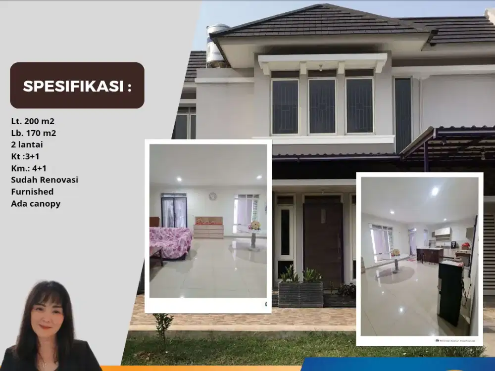 Disewakan Cluster Helios Renov Furnished Suvarna Cikupa Tangerang