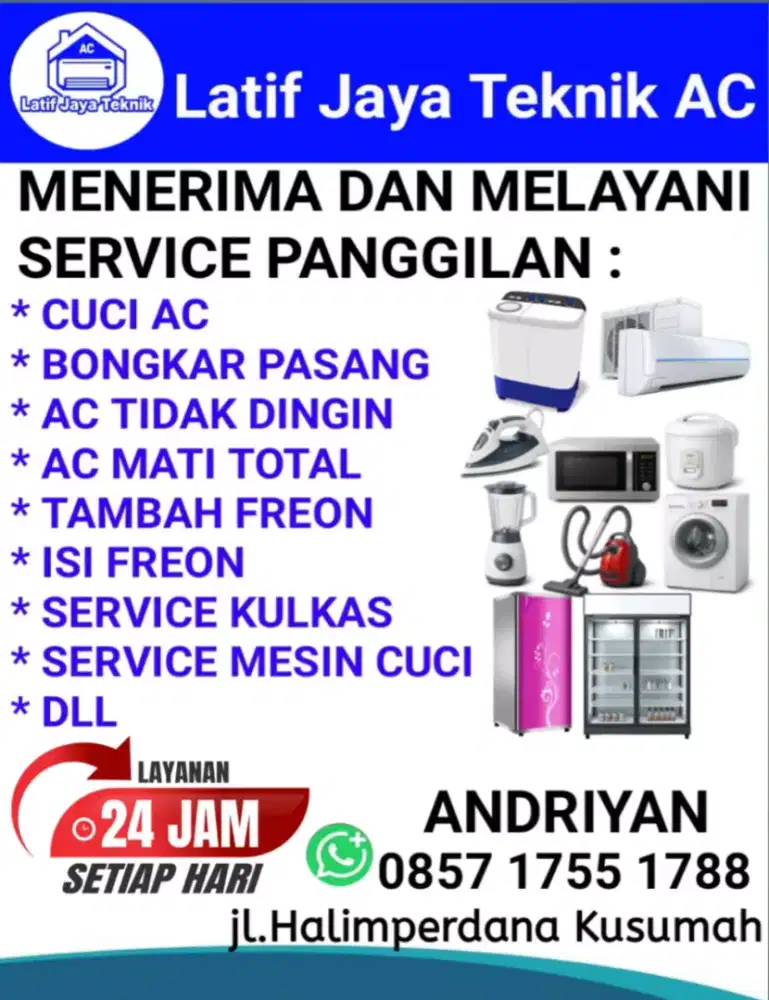 Service AC/cuci
