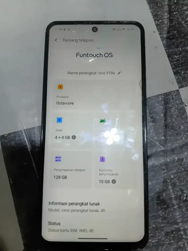 Vivo Y19s 4+4/128, Batangan