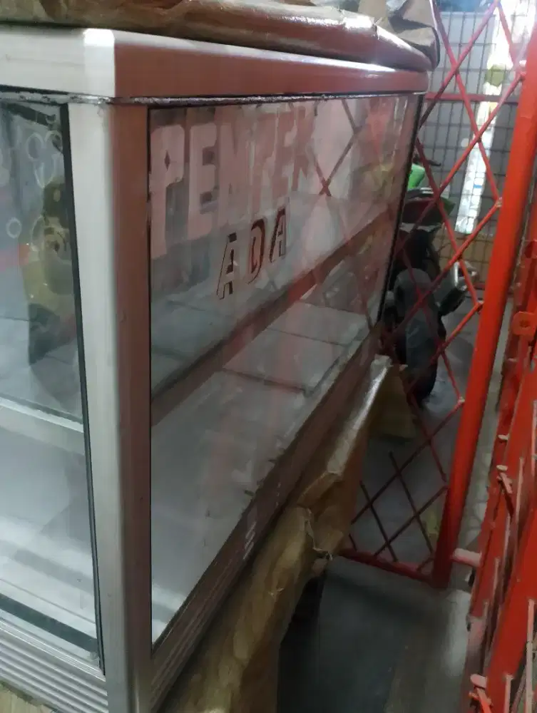 Etalase warteg ukuran 1m x 60 cm