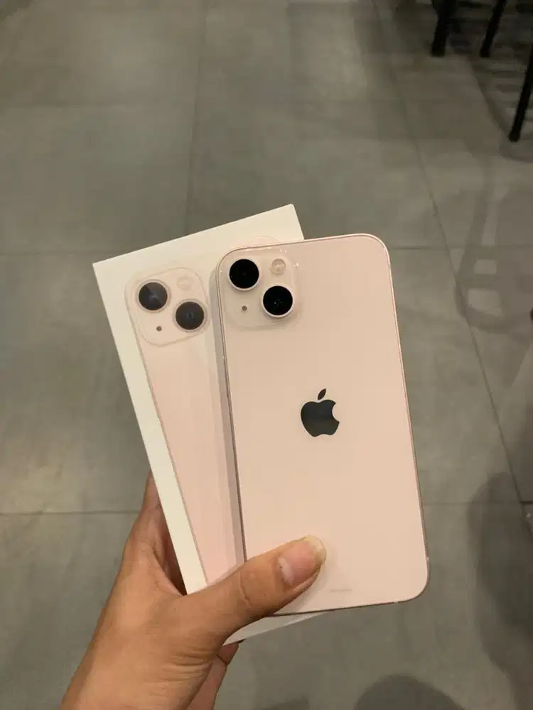 iPhone 13 Pink 128GB Resmi iBox Fullset Original