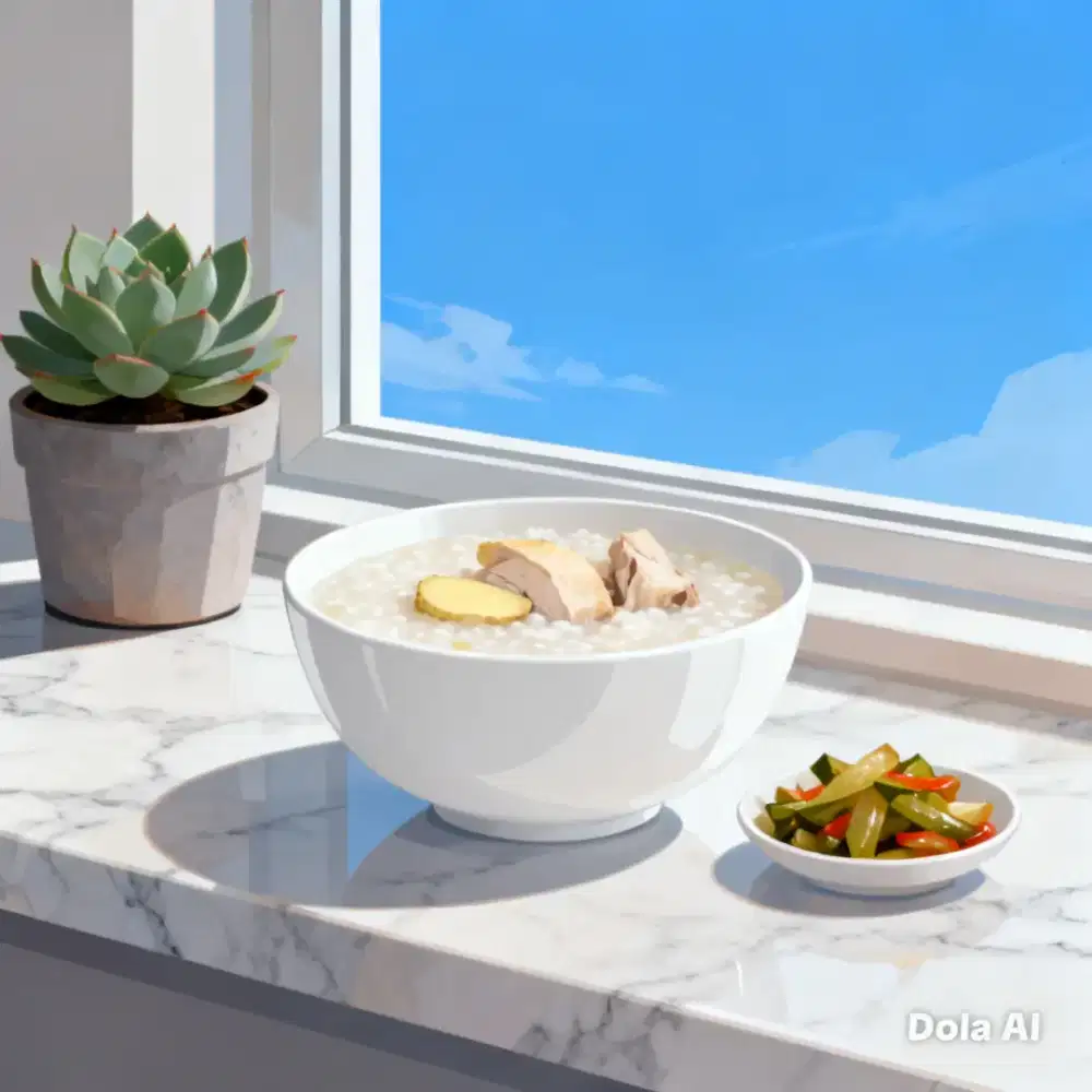 Bubur ayam Setengah Porsi