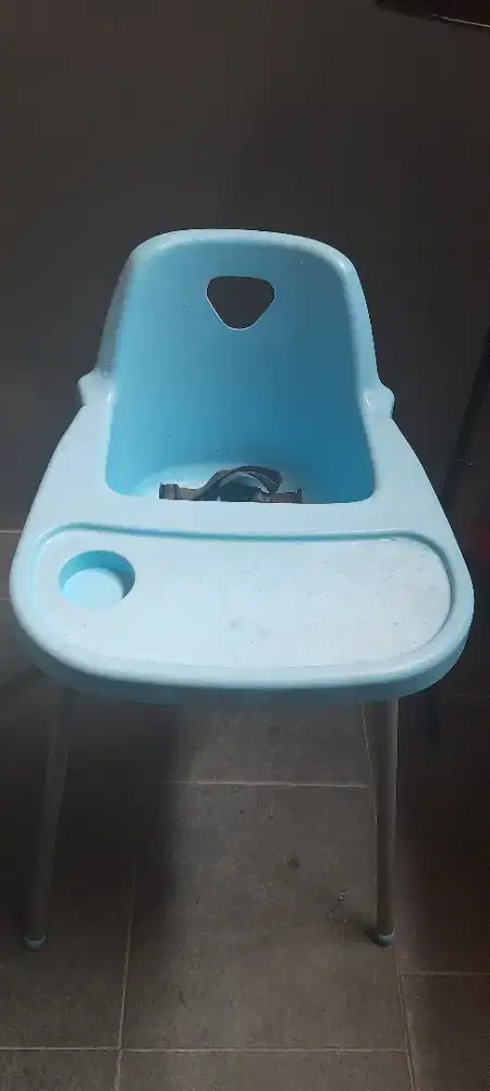 Jual Murah Kursi Makan Bayi Warna Biru Muda