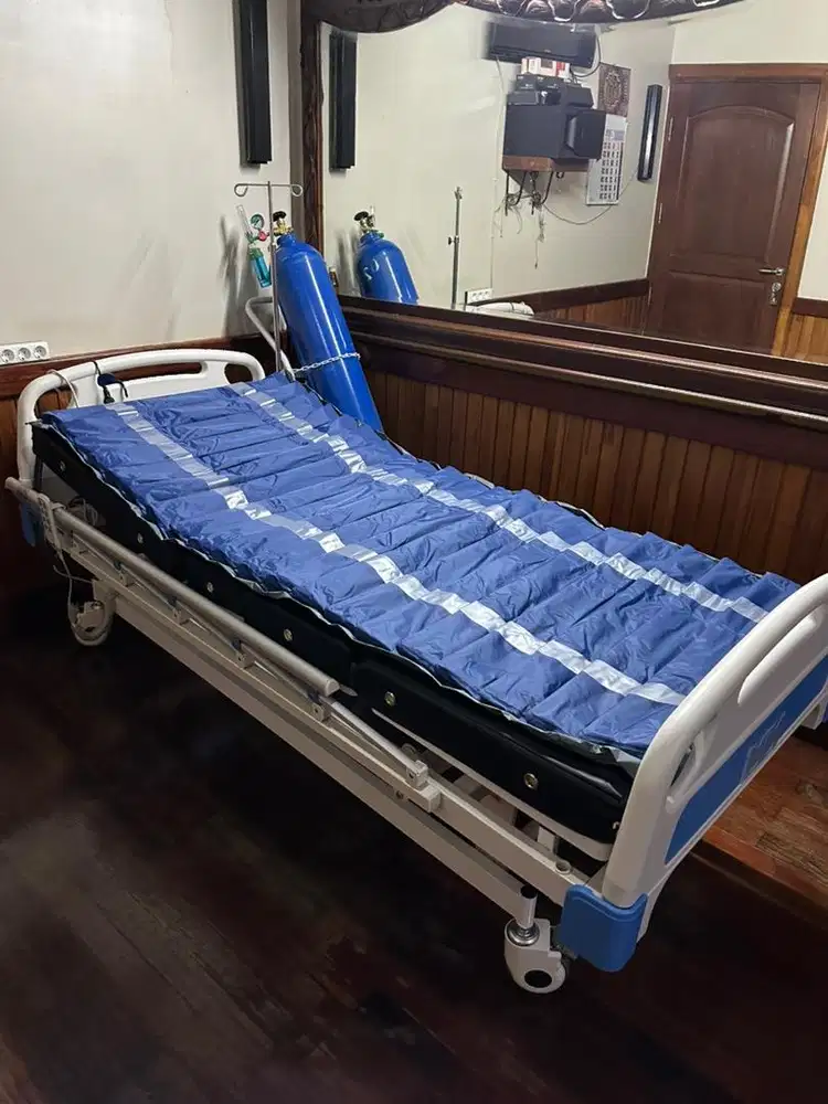 JUAL RANJANG PASIEN BARU + KASUR DICUBITUS + TABUNG OKSIGEN