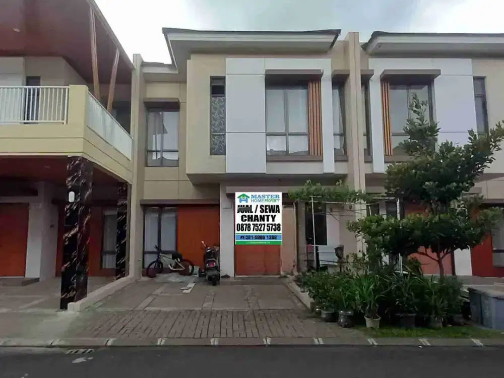 Rumah Cluster Tingkat Disewakan