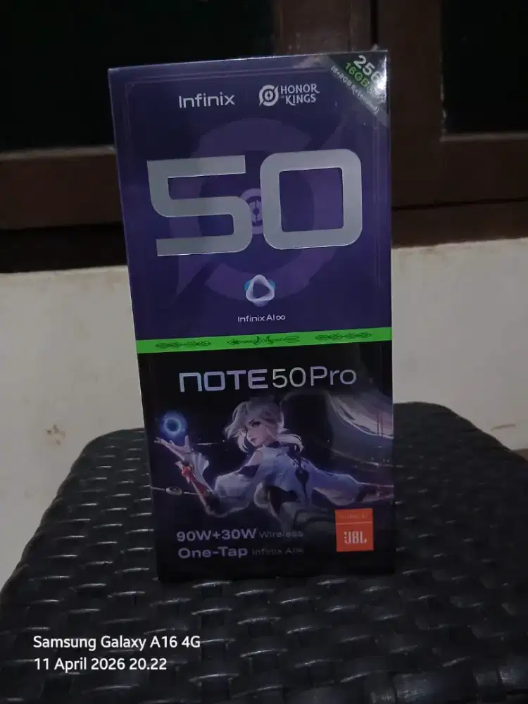 Dijual hp infinix note 50 pro 8+8 256
