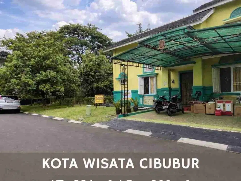 Dijual Cepat Rumah Hoek di Kota wisata Cibubur , Harga Murah bisa KPR