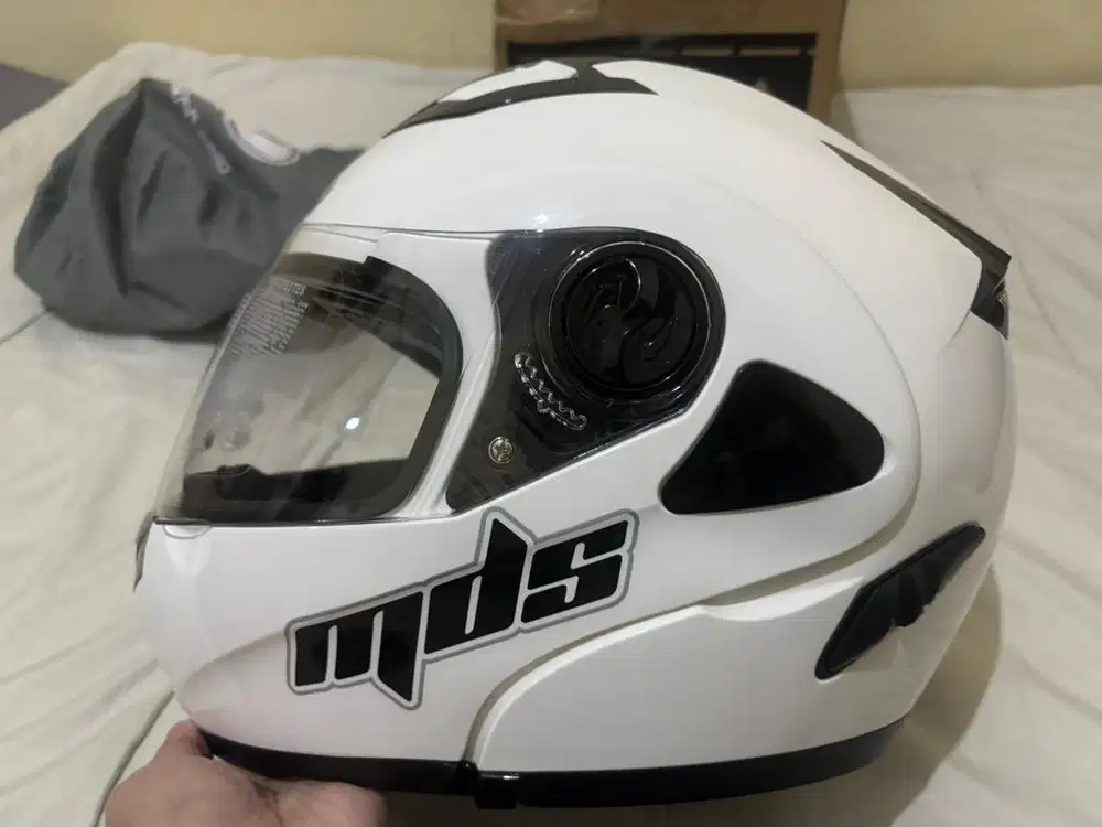 Helm MDS Modular Putih XL Baru