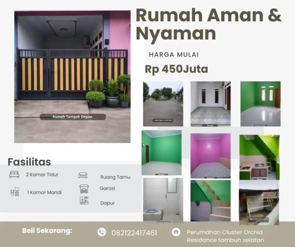 Jual rumah pribadi tambun Bekasi