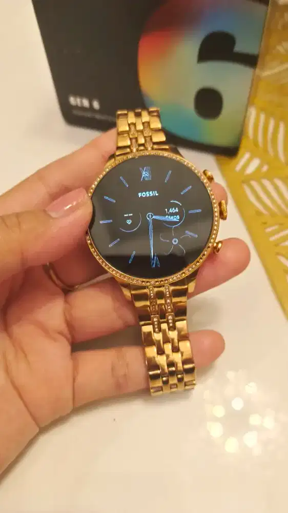 Fossil Gen 6 Smartwatch Original – Kondisi 90% Mulus, Pemakaian Wajar
