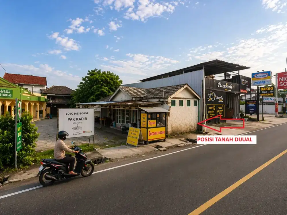 Jual Tanah Pinggir Jalan Bogor Dekat Kampus IPB Dramaga