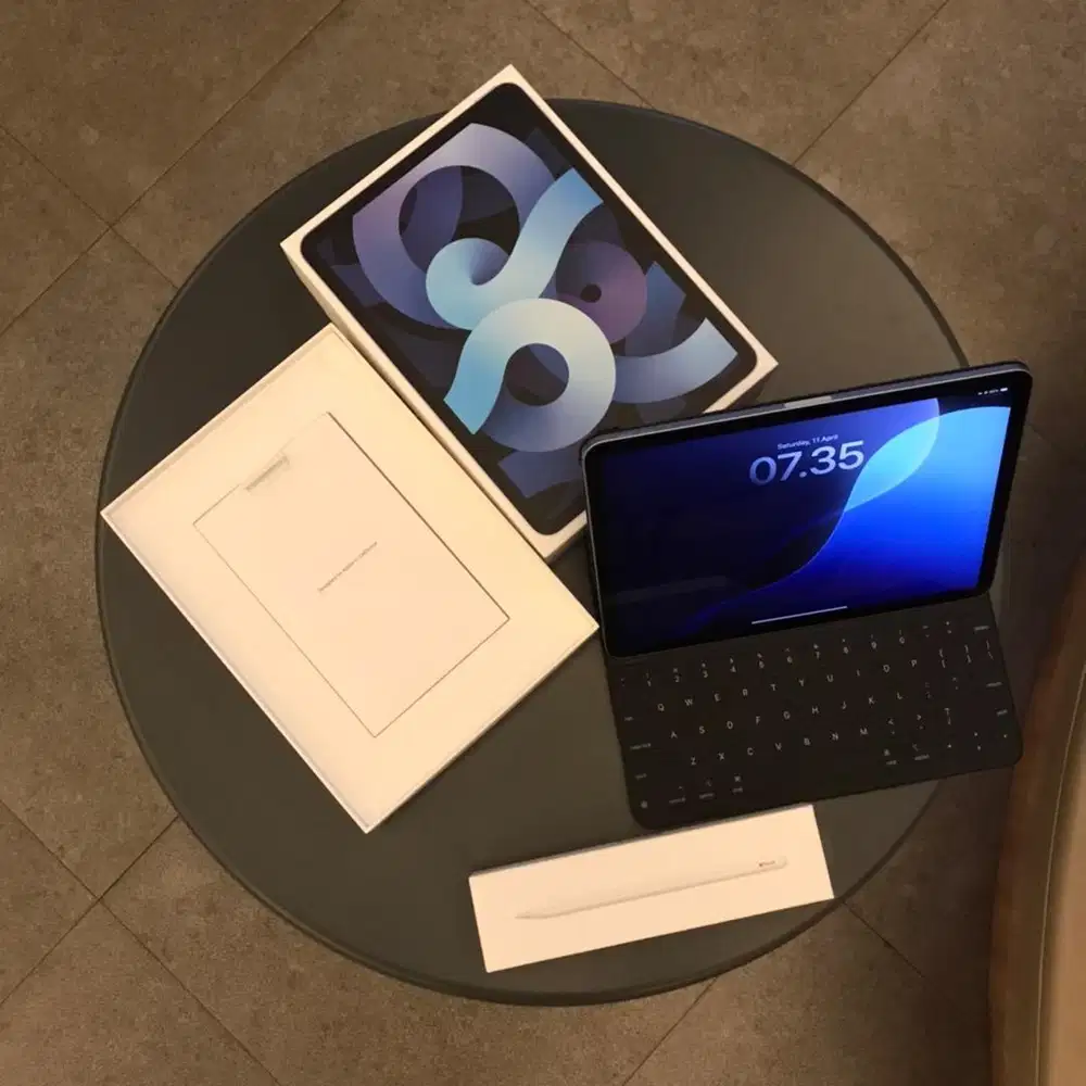 Ipad Air 11 ibox PA/A + Apple Pencil & Apple Keyboard Lengkap.