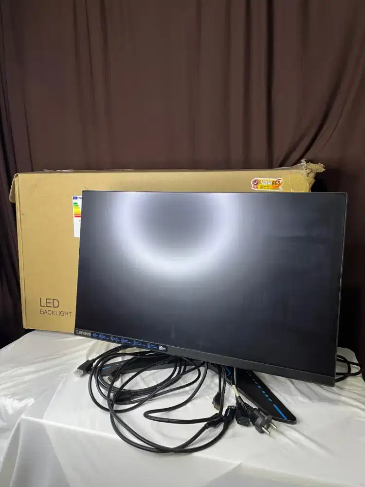 Lenovo G27-20 27 Inch 144Hz 1ms IPS Gaming Monitor Fullset Nego Tipis