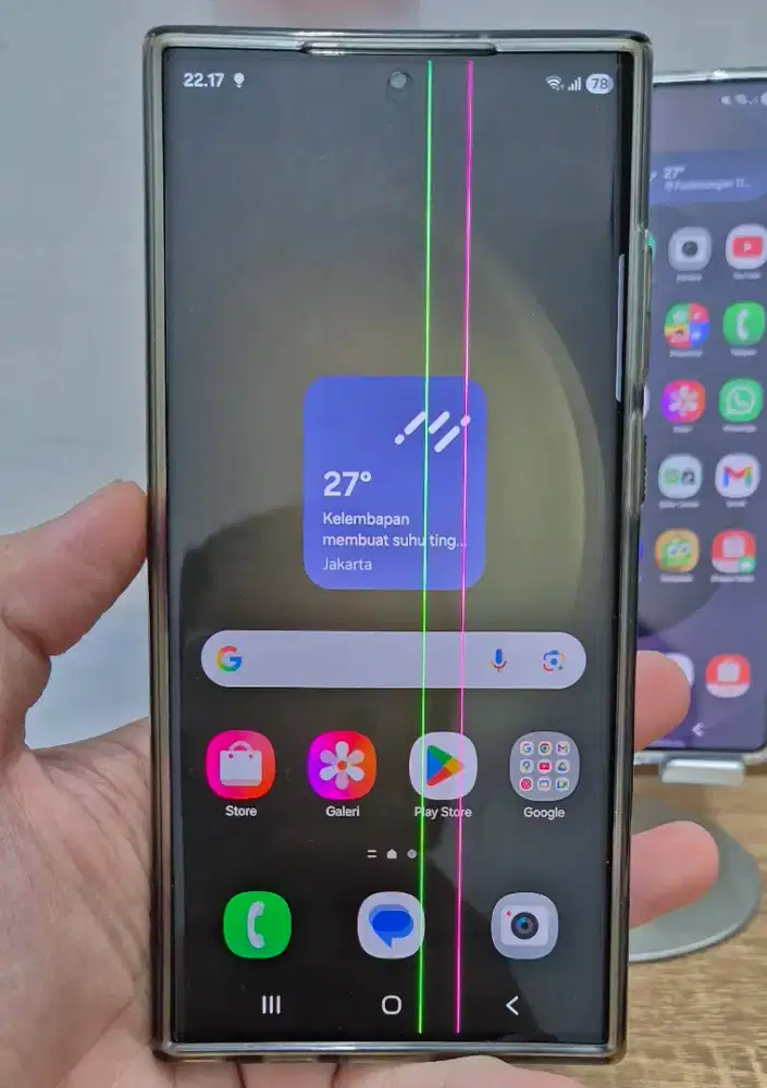 SAMSUNG GALAXY S23 ULTRA 256GB LIGHT SABER 2 LINE UNIT ONLY TIDAK NEGO